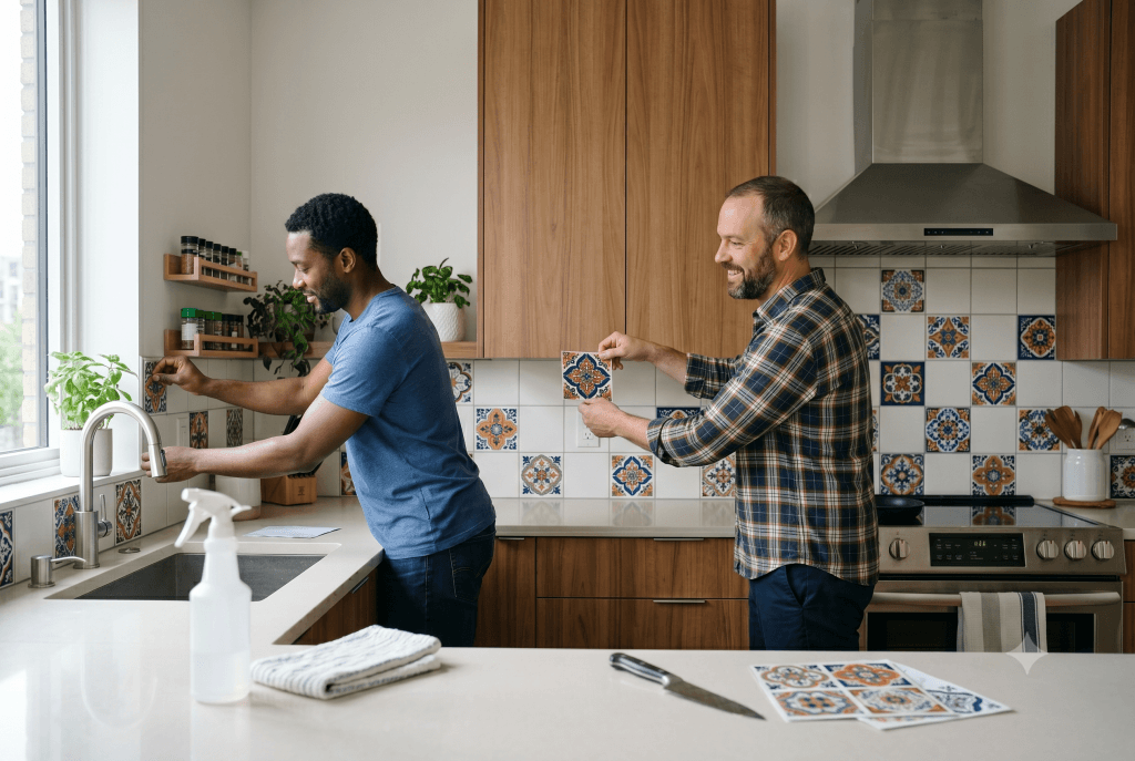 Decoração De Apartamento DIY: Adesivos Para Azulejos